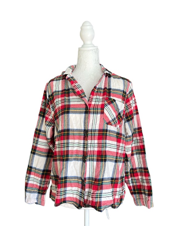 Old Navy Tops - Old Navy Women’s Plaid Button-Up Shirt Size M Flannel Shirt Fall Winter Cozy
